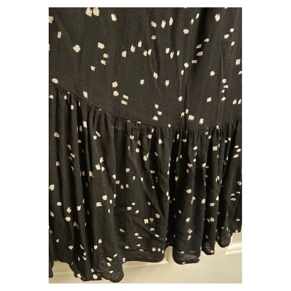 DONATING 2/11 Maeve by Anthropologie Black and White Polka Dot Blouse - Picture 4 of 9